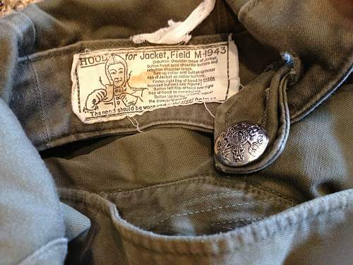 ww2 US M1943 pattern Field jacket