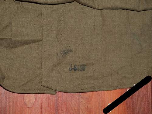 US 1st Armored Division Ike Jacket and wool shirt