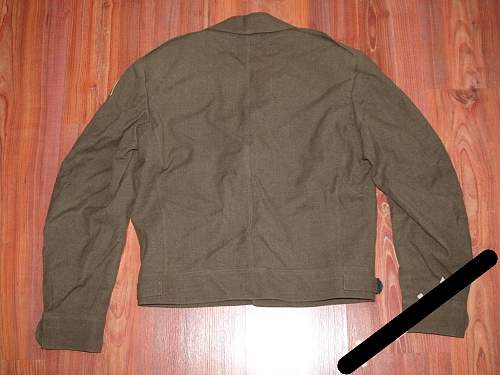 US 1st Armored Division Ike Jacket and wool shirt