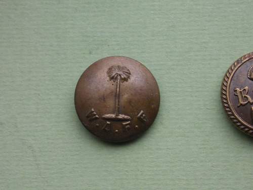 Royal West Africa Frontier Force RWAFF uniform buttons