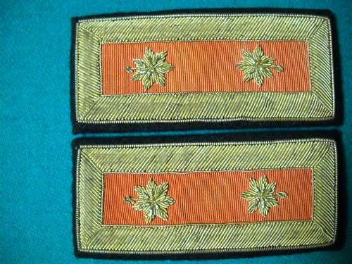 Captains Shoulder boards