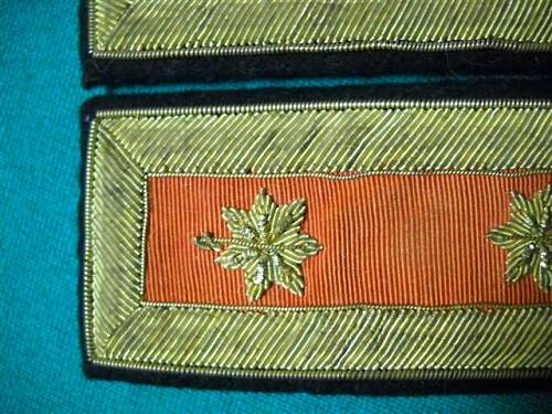 Captains Shoulder boards