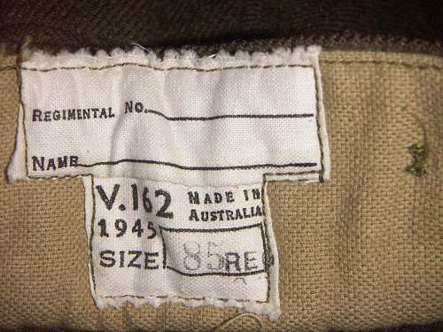 Australian WW2 Manufacturers Serial Numbers