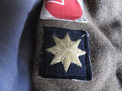 4th Division East Surrey Regiment WA BD blouse