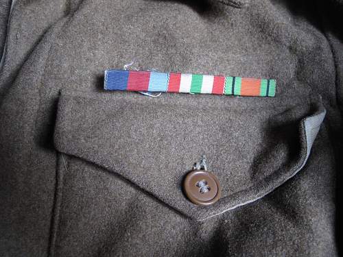 4th Division East Surrey Regiment WA BD blouse