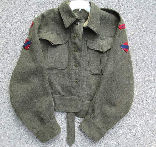 Canadian Battledress, 1944