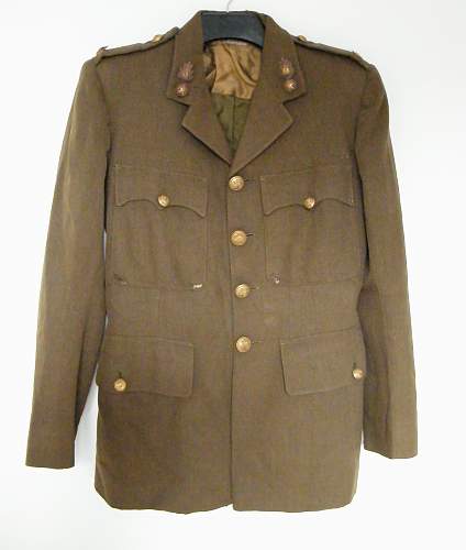 Royal Welch Fusiliers named SD tunic