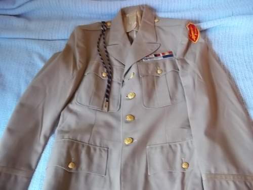 Korea era officers dress jacket