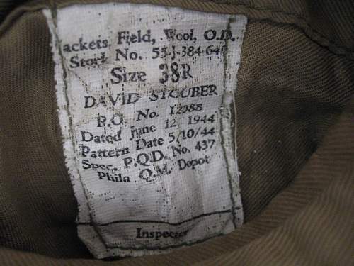 Jacket US Army WW2  ?