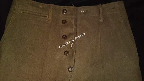 US Army OD trousers