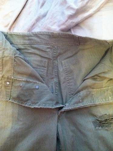 WW2 USMC P41 TROUSER recent find