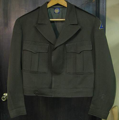 U.S. Army Captain's Ike Jacket - tailored in Mannheim (Summer 1945)