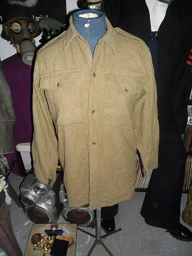 british wool khaki shirt ??? Any info on this shirt would be great :D