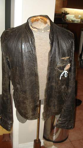 Females Ferry Pilot Leather Jacket,  Named