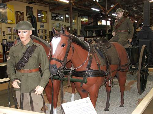 Australian WW1 &amp; WW2 uniform displays