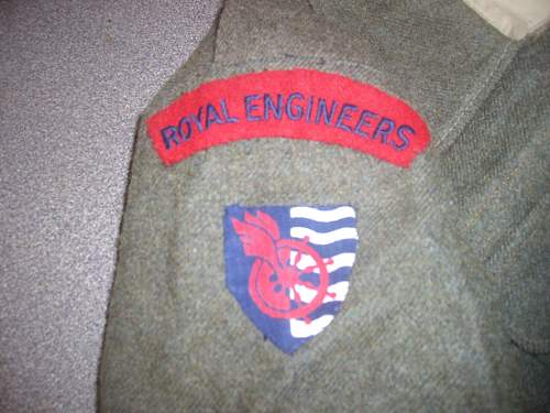 Royal Engineers Water Transport Corps Battledress