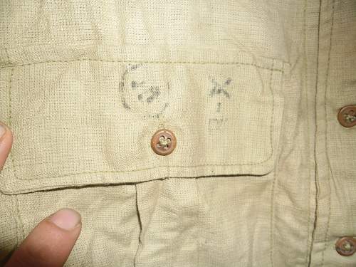 Interesting marks on ww2 KD BD ... company/ military SAMPLE  ????????????