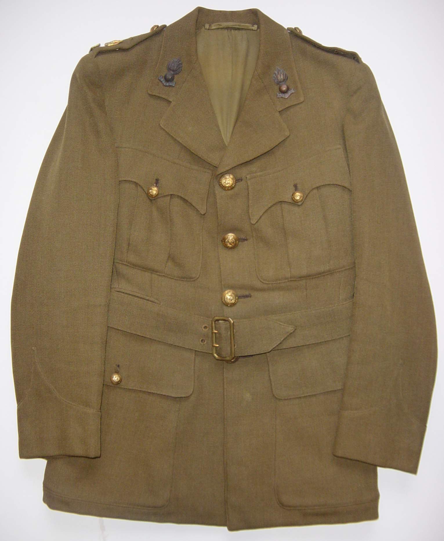 Royal Engineers service dress tunic & trousers (Named)