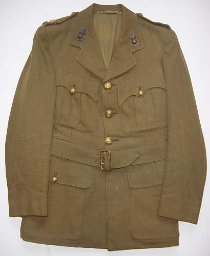 Royal Engineers service dress tunic &amp; trousers (Named)