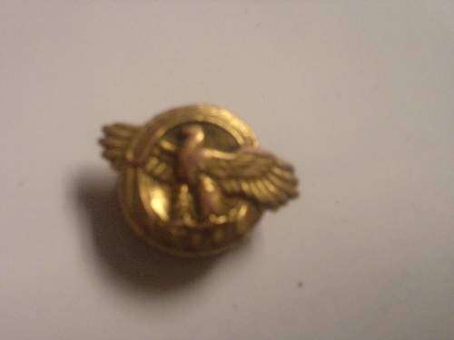 my ruptured duck lapel pin :)