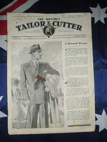 Tailor and cutter magazines 1939 - 1943 collection .