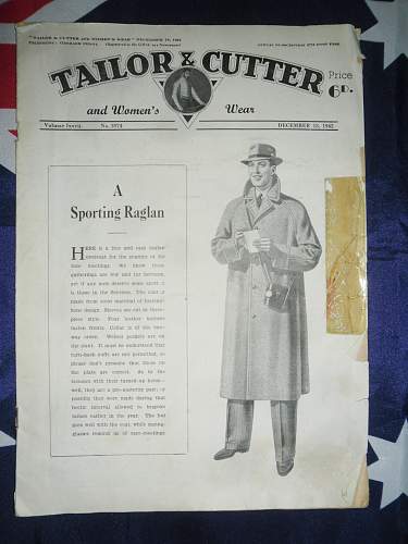 Tailor and cutter magazines 1939 - 1943 collection .