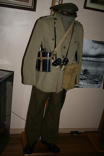 WWII AIF First Lieutenant's Uniform (KD Tunic)