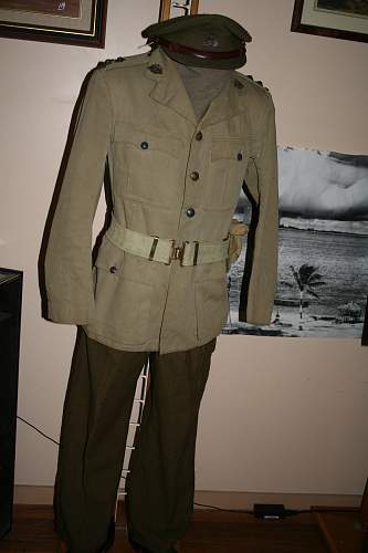 WWII AIF First Lieutenant's Uniform (KD Tunic)