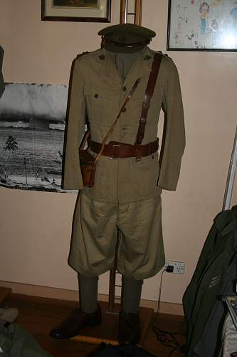 WWII AIF First Lieutenant's Uniform (KD Tunic)