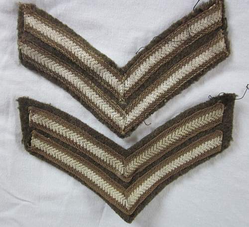 Corporal stripes... ww2?