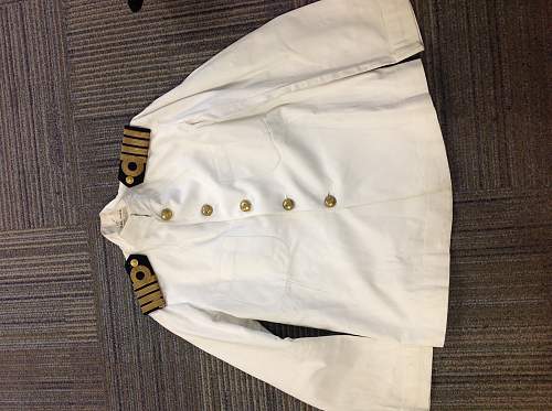 Royal Navy Captain's tropical jacket