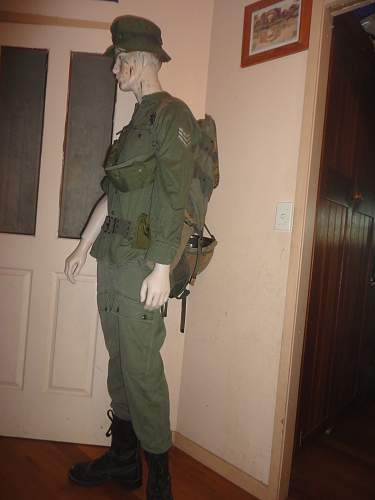 Vietnam War Australian soldier display