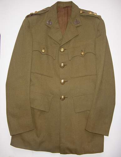 British Recconaisance Corps Officers Austerity pattern service dress jacket.