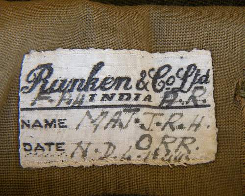 Cloth waist belt on a ww2 Brit SD tunic?