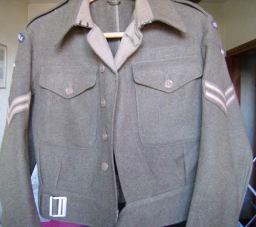 war aid british battledress blouse