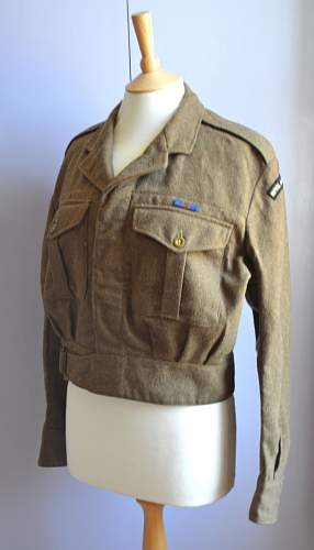 Royal naval reserve battledress blouse