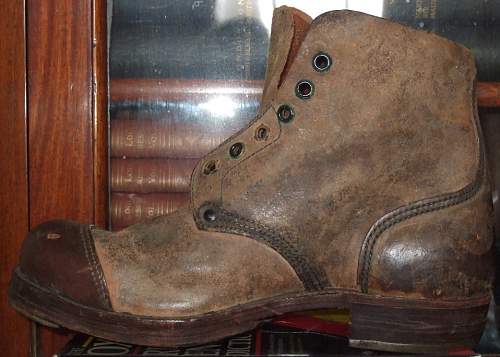 British army 1925 dated boots