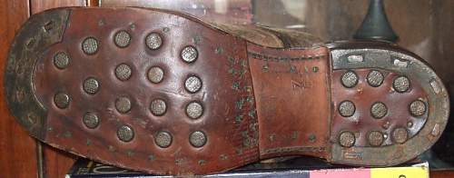 British army 1925 dated boots