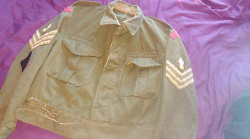 Royal Engineers 37 Pattern Battledress Blouse