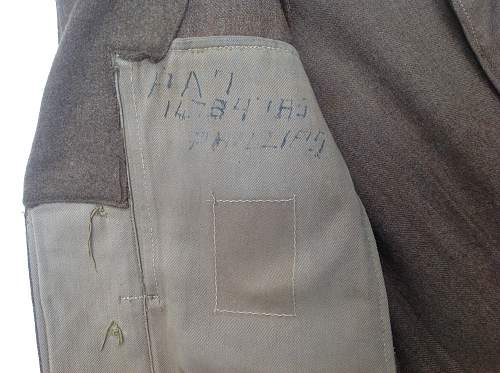 1937 pattern Royal Engineers Staff Sgt's BD Blouse