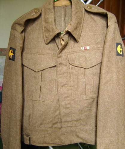 78th division battledress , a tribute to my dad.