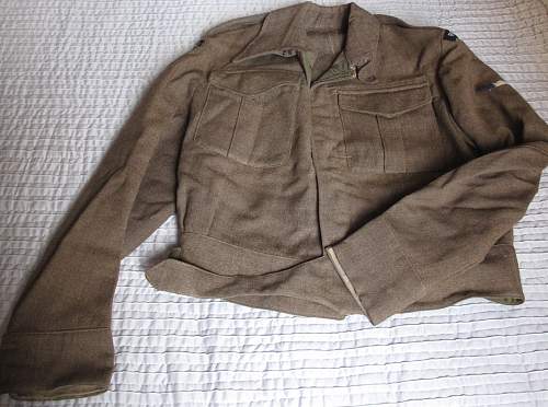 1937 Pattern BD blouse  badged to a major of the Royal Signals