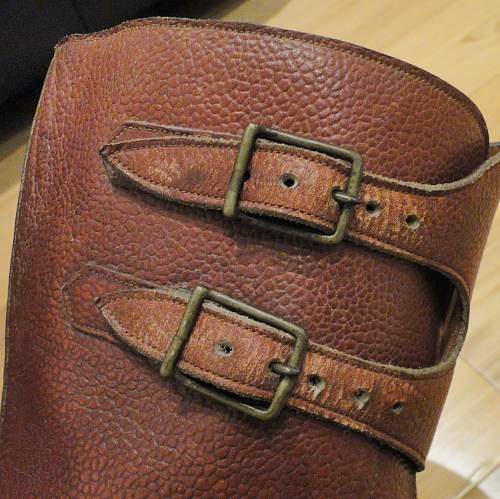 Information required - WW2 British Army field / combat boots - Double buckle. Studs. Broad Arrow.