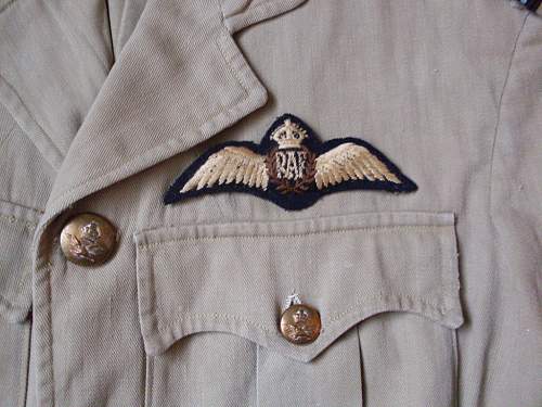 WWII RAF Tropical Tunic (Indian made??)