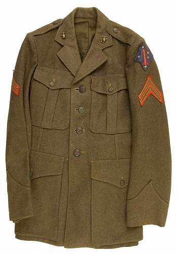 US Marine 1st Division Uniform at auction