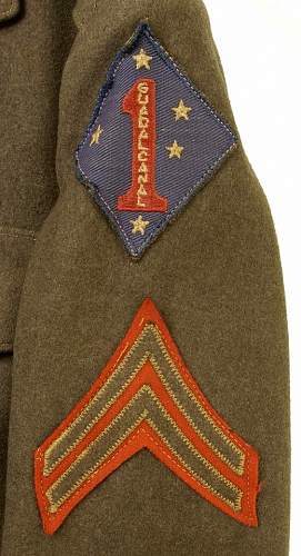 US Marine 1st Division Uniform at auction