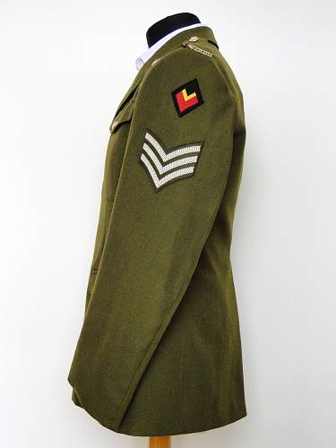 British Army No.2 Uniform SGT. inc. insignia. IV-VII (1980 pattern)