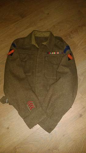 The calgary Regiment battledress