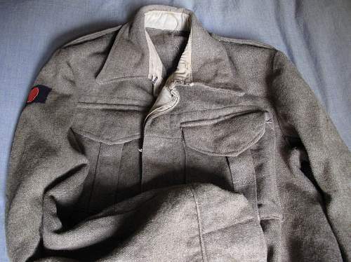5th Indian Division 1937 Pattern Indian Made  Battle Dress Blouse