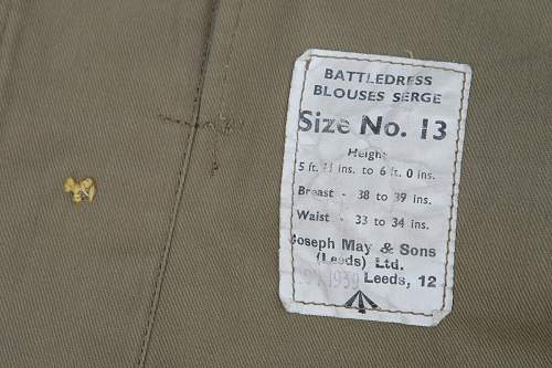 British 1937 Pattern BD Blouse, Norfolk Home Guard